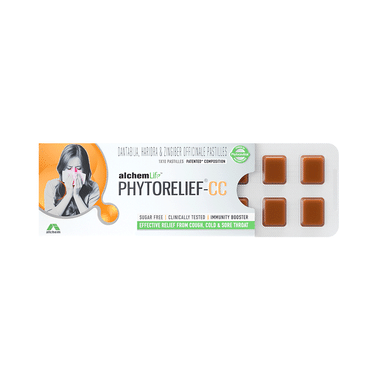 Phytorelief-CC Lozenges For Immunity Booster| Quick Relief From Cold, Cough, Sore & Scratchy Throat.| Sugar-Free