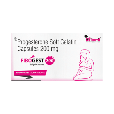 Fibogest 200 Soft Gelatin Capsule