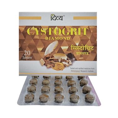 Patanjali Divya Cystogrit Diamond Tablet