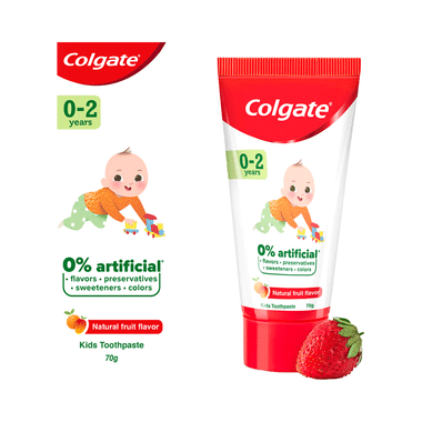 Colgate Natural Fruit Toothpaste for Kids (0-2 Years)