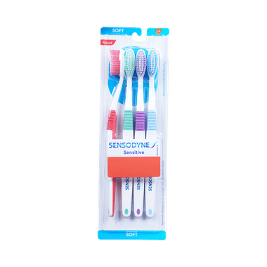 Sensodyne Sensitive Toothbrush With Soft Rounded Bristles