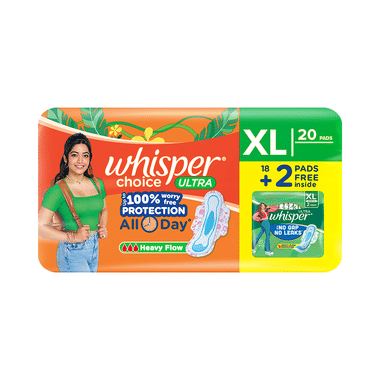 Whisper Choice Ultra Sanitary Pads XL