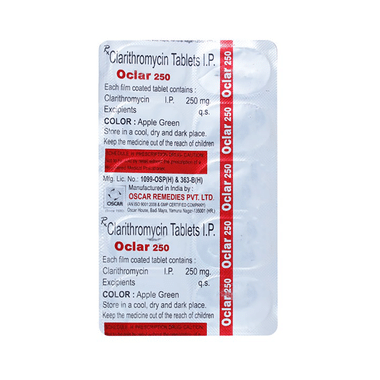 Oclar 250 Tablet