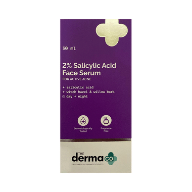 The Derma Co 2% Salicylic Acid Face Serum | For Active Acne