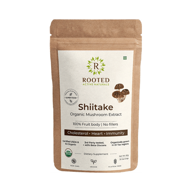 Rooted Active Naturals Shiitake Mushroom Extract Powder