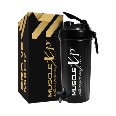 MuscleXP Pro XP Gym Shaker Black