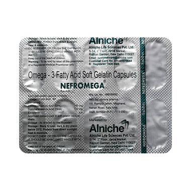 NEFROmega Soft Gelatin Capsule