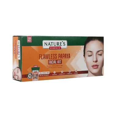 Nature's Essence Flawless Papaya Facial Kit 60gm