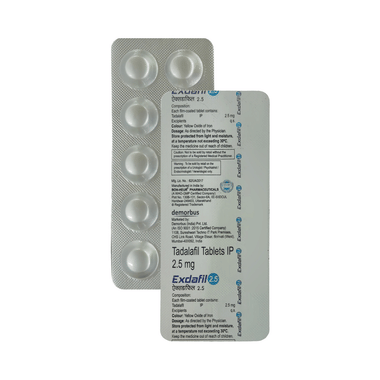 Exdafil 2.5mg Tablet