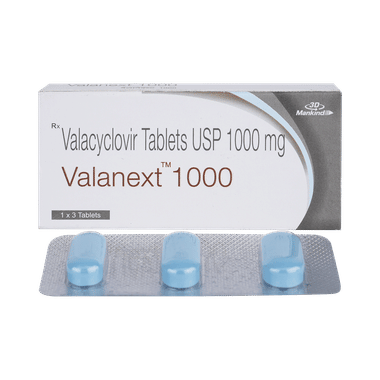 Valanext 1000mg Tablet