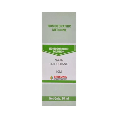 Bakson's Homoeopathy Naja Tripudians Dilution 10M