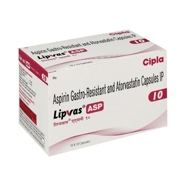 Lipvas ASP 10mg/75mg Capsule
