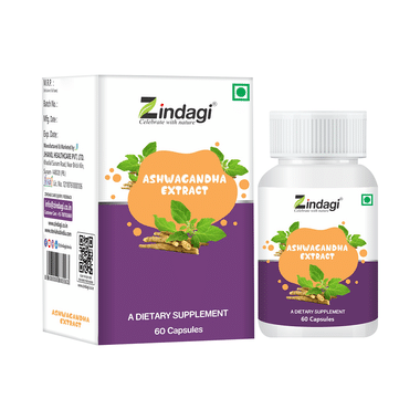 Zindagi Ashwagandha Extract 500mg Capsule