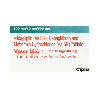 Vysov DM 10mg/500mg/100mg Tablet