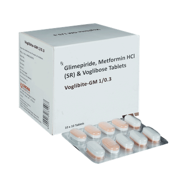Voglibite-GM 1/0.3 Tablet SR
