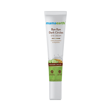 Mamaearth Bye Bye Dark Circles Eye Cream With Cucumber | Silicon & Paraben-Free | For All Skin Types