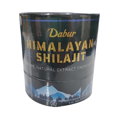 Dabur Himalayan Pure Natural Shilajit Resin | For Stamina, Vitality & Immunity