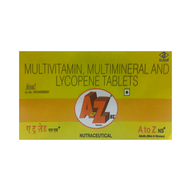 A to Z NS+ Tablet with Lycopene, Multivitamins & Multiminerals