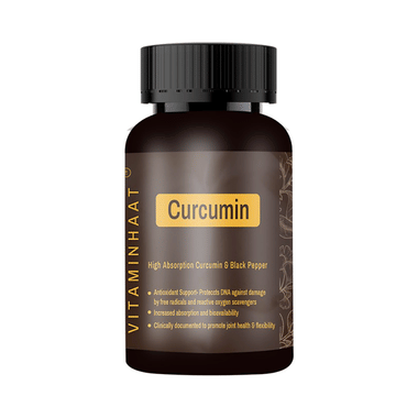 Vitaminhaat Curcumin  With Piperine Capsule
