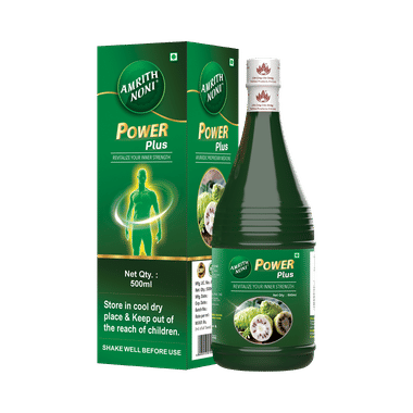 Amrith Noni Power Plus Ayurvedic Juice |Antioxidant| Boosts Immunity,Energy & Stamina |