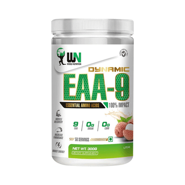 WN World Nutrition Dynamic EAA 9 Essential Amino Acids Powder Litchi