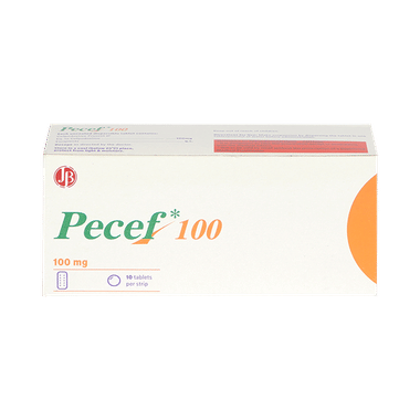 Pecef 100mg Tablet DT