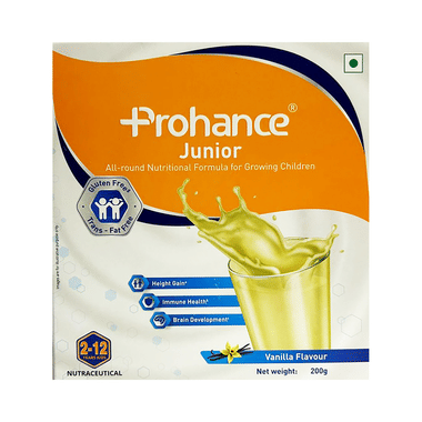 Prohance Junior Formula for Kids' Immunity, Growth & Brain Development | Flavour Refill Vanilla