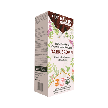 Cultivator's Organic Herbal Hair Color Dark Brown