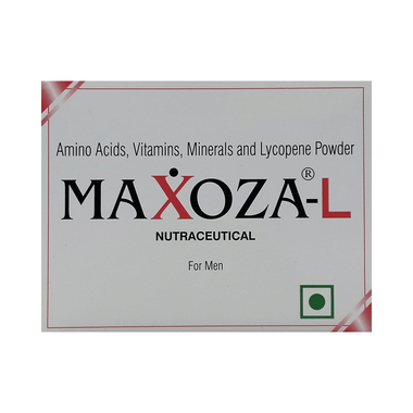 Maxoza-L Nutraceutical Powder With Amino Acids, Vitamins, Minerals & Lycopene | For Men