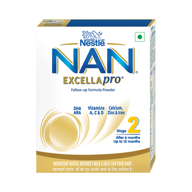 Nestle NAN EXCELLApro Stage 2 Follow-Up Formula Milk Powder For Babies | 6-12 Months | with DHA, ARA