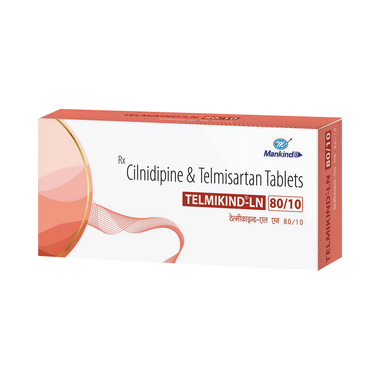 Telmikind LN 10mg/80mg Tablet
