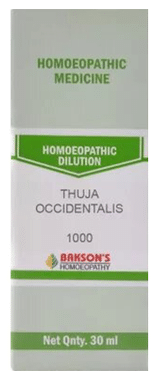 Bakson's Homeopathy Thuja Occidentalis Dilution 1M