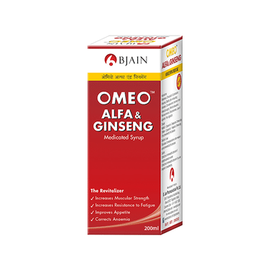 Bjain Omeo Alfa & Ginseng Syrup