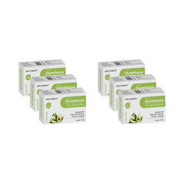 Dextron Glutathione Skin Lightening Soap (75gm Each) Avacado