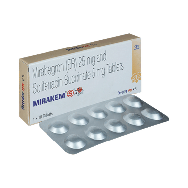 Mirakem S 25mg/5mg Tablet