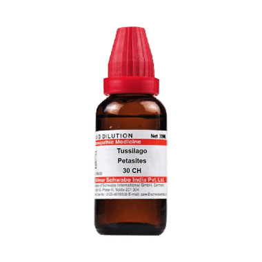 Dr Willmar Schwabe India Tussilago Petasites Dilution 30 CH