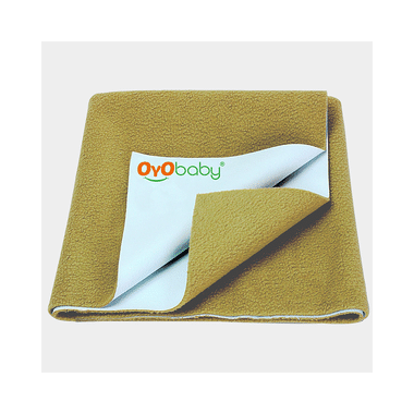 Oyo Baby Bed Protector Dry Sheet Single Bed Gold