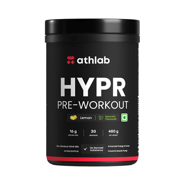 Athlab Hypr Pre-Workout Powder Lemon