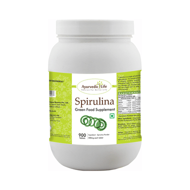 Ayurvedic Life Spirulina 500mg Tablet