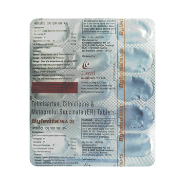 Bylenta MLN 10mg/25mg/40mg Tablet