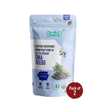 Timios Chia Seeds (100gm Each)