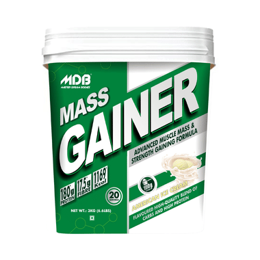 MDB Master Dream Bodies Mass Gainer American Ice Cream