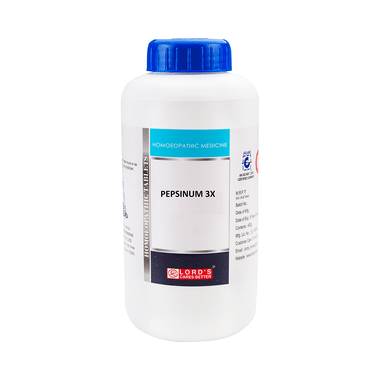 Lord's Pepsinum Trituration Tablet 3X