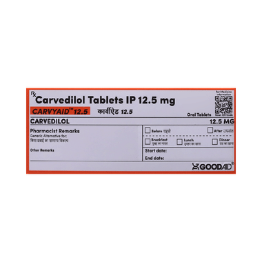 Carvyaid 12.5 Tablet