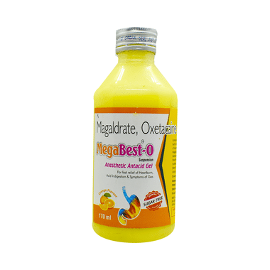 Megabest-O Oral Suspension Orange Sugar Free