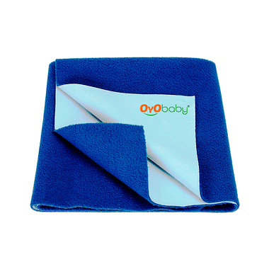 Oyo Baby Waterproof Bed Protector Baby Dry Sheet XL Royal Blue