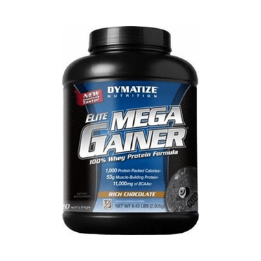 Dymatize Nutrition Elite Mega Gainer Powder Rich Chocolate