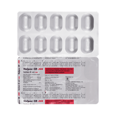 Valpex 300mg Tablet CR
