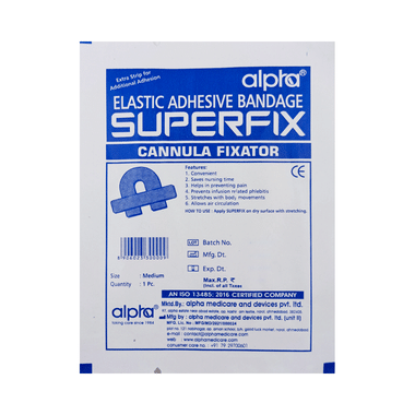 Alpha Elastic Adhesive Bandage Superfix Cannula Fixator