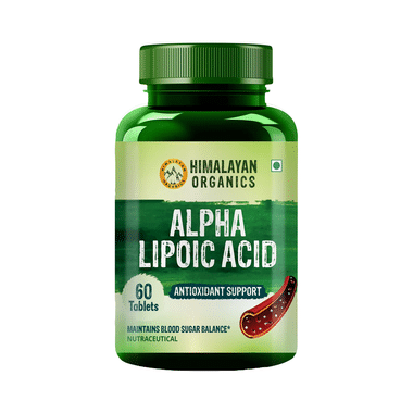 Himalayan Organics Alpha Lipoic Acid For Antioxidant Support & Blood Sugar Balance | Tablet